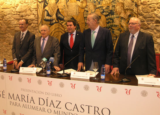 Xosé Luís Vilela Conde, Xesús Alonso Montero, Carlos Negreira, Santiago Rey e Luís González Tosar
