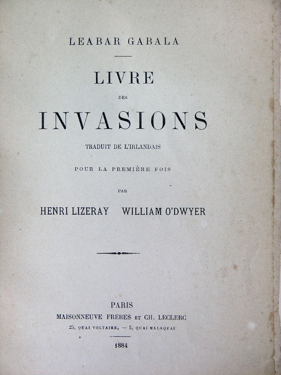 Portada do Libro das Invasións